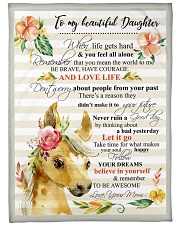 Gift For Daughter - To My Daughter Horse Fleece Blanket tile
