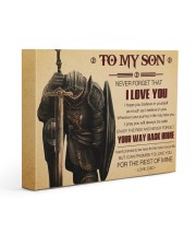 Gift For Son - To My Son 14x11 Gallery Wrapped Canvas Prints front