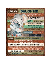 Gift For Daughter - To My Daughter Elephant Quilt tile