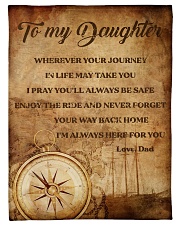 Gift For Daughter - To My Daughter Small Fleece Blanket - 30" x 40" front