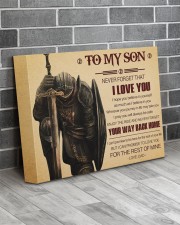Gift For Son - To My Son Knight 14x11 Gallery Wrapped Canvas Prints aos-canvas-pgw-14x11-lifestyle-front-12