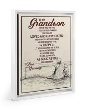 Gift For Grandson - To My Grandson Let Me You This 11x14 White Floating Framed Canvas Prints thumbnail