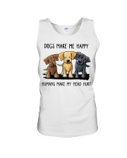 Dog T Shirt Design - Gifts For Dog Lovers Custom Unisex Tank tile