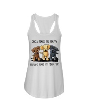 Dog T Shirt Design - Gifts For Dog Lovers Custom Ladies Flowy Tank tile