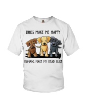 Dog T Shirt Design - Gifts For Dog Lovers Custom Youth T-Shirt tile
