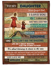 Gift For Daughter - To My Daughter Fleece Blanket tile