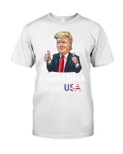 It Wasn't DNA It Was USA Classic T-Shirt tile