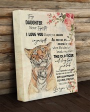 Gift For Daughter - To My Son Tiger 11x14 Gallery Wrapped Canvas Prints aos-canvas-pgw-11x14-lifestyle-front-19