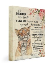 Gift For Daughter - To My Son Tiger 11x14 Gallery Wrapped Canvas Prints front