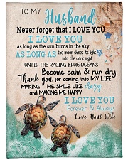 Gift For Husband - To My Husband Turtle Fleece Blanket tile