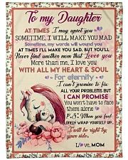 Gift For Daughter - To My Daughter Unicorn Fleece Blanket tile