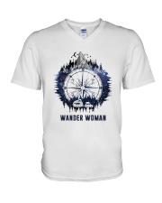 Camping V-Neck T-Shirt thumbnail