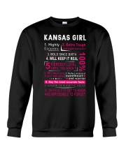 Kansas Girl Crewneck Sweatshirt thumbnail