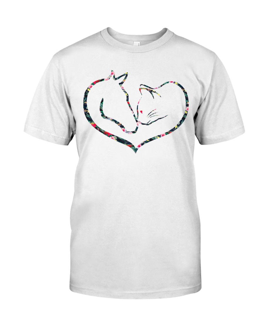 Horses and Cats Classic T-Shirt