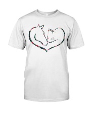 Horses and Cats Classic T-Shirt front