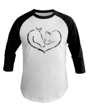 Horses and Cats Baseball Tee thumbnail