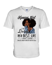 Kansas V-Neck T-Shirt thumbnail