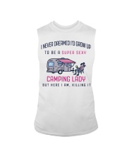 Camping Lady Sleeveless Tee thumbnail