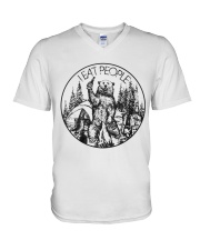 Camping V-Neck T-Shirt thumbnail