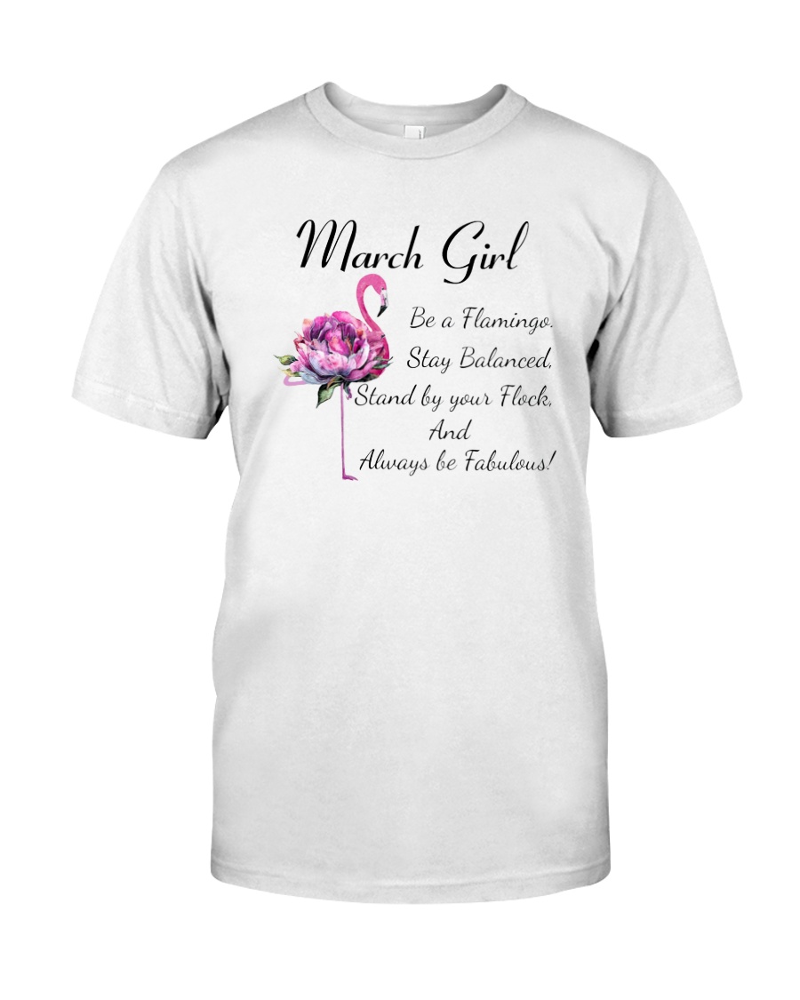 Flamingo Girl Classic T-Shirt