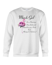 Flamingo Girl Crewneck Sweatshirt thumbnail