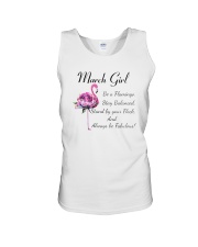Flamingo Girl Unisex Tank thumbnail