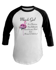 Flamingo Girl Baseball Tee thumbnail