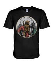 Camping V-Neck T-Shirt thumbnail