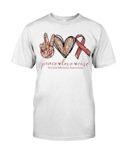 Peace Love Cure Classic T-Shirt front