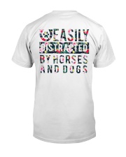 Horses and Dogs Classic T-Shirt back