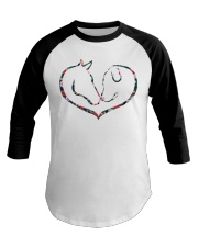 Horses and Dogs Baseball Tee thumbnail
