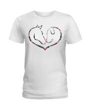 Horses and Dogs Ladies T-Shirt thumbnail