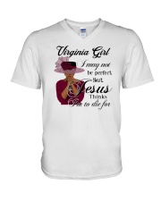 Virginia Girl V-Neck T-Shirt thumbnail