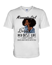 Minnesota Girl V-Neck T-Shirt thumbnail