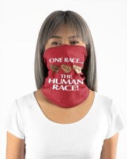 One Race the Human Race Neck Gaiter Neck Gaiter - 5 Pack aos-neck-gaiter-lifestyle-11