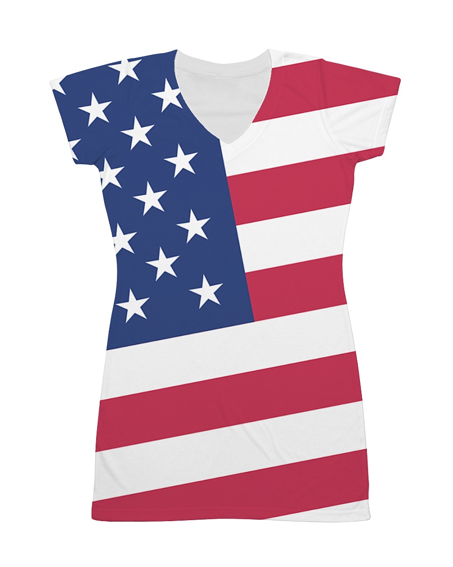 USA All Over Dress - Patriotic Dress All-over Dress