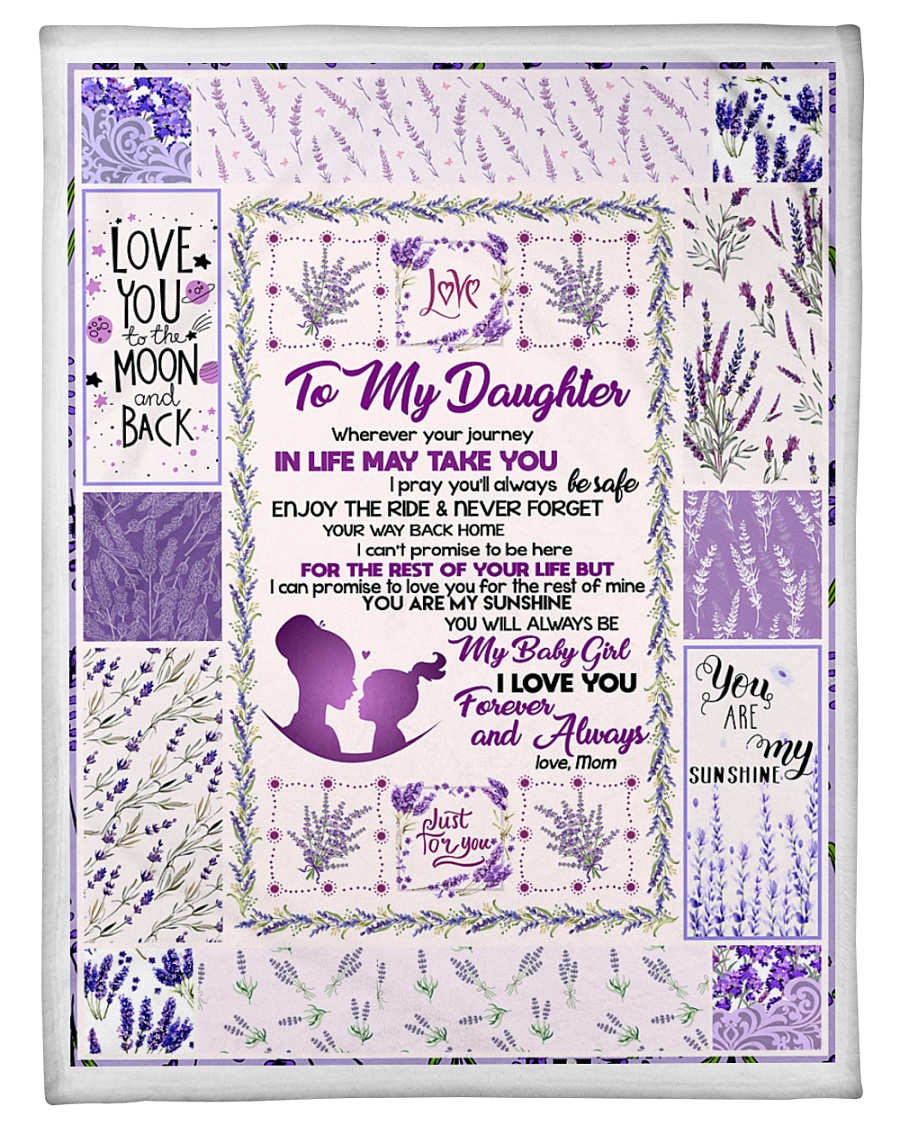 Blanket Love You To The Moon And Back Fleece Blank Small Fleece Blanket - 30" x 40"