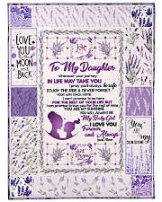 Love You To The Moon And Back Large Fleece Blanket - 60" x 80" front