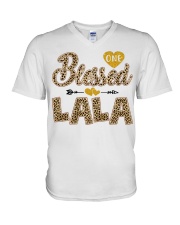 Blessed Lala - Leo V-Neck T-Shirt tile