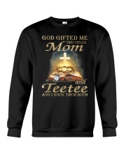 Mom And Teetee - Book Crewneck Sweatshirt tile