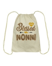 Blessed Nonni - Leo Drawstring Bag tile
