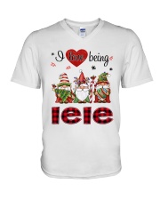 I Love Being Lele - R V-Neck T-Shirt tile