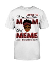 Mom And Meme Rock Them Both - B2 Classic T-Shirt front