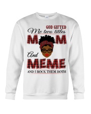 Mom And Meme Rock Them Both - B2 Crewneck Sweatshirt tile