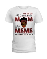 Mom And Meme Rock Them Both - B2 Ladies T-Shirt tile