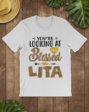 One Blessed Lita - Leo Classic T-Shirt lifestyle-mens-crewneck-front-18