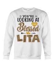 One Blessed Lita - Leo Crewneck Sweatshirt tile