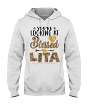 One Blessed Lita - Leo Hooded Sweatshirt tile