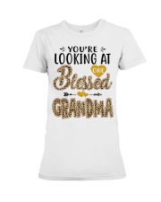 One Blessed Grandma - Leo Premium Fit Ladies Tee tile