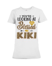 One Blessed Kiki - Leo Premium Fit Ladies Tee tile